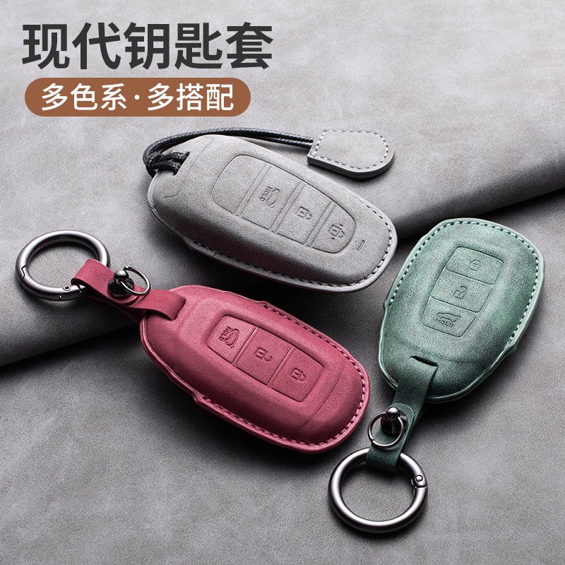 Suitable For Modern Key Cover Beijing Hyundai New Shengda Ix45 Santa Fe Stereo 3D Shaping Key Bag - Image 3